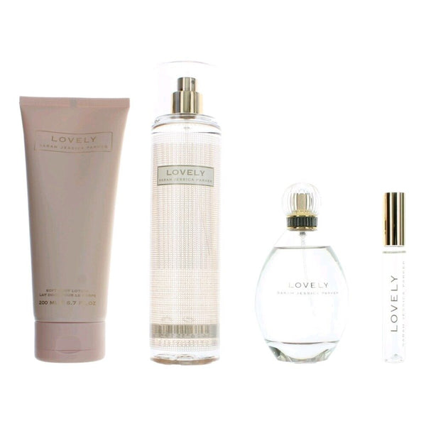 Sarah Jessica Parker Lovely EDP 100ML+EDP 10Ml+Body Lotion 200Ml+Body Spray 236Ml